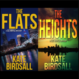 Covers of The Flats and The Heights by Kate Birdsall